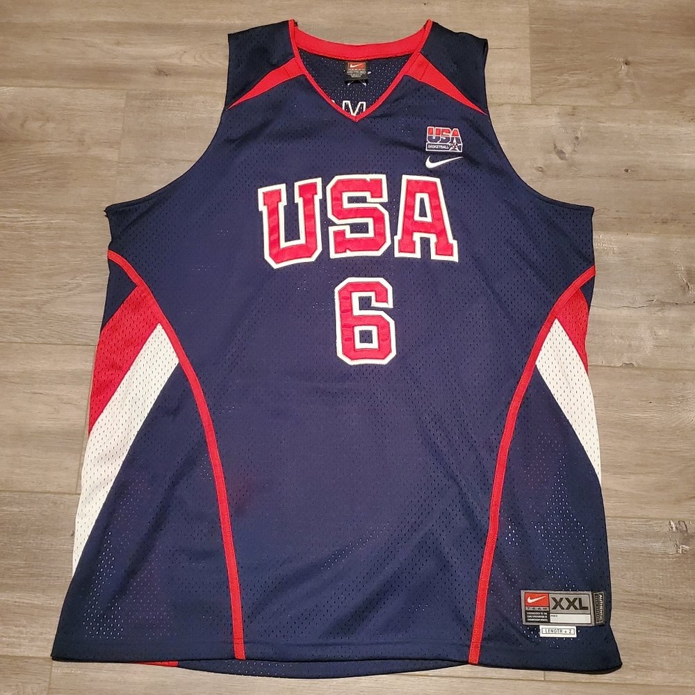 Nike USA Basketball Lebron James #6 Jersey